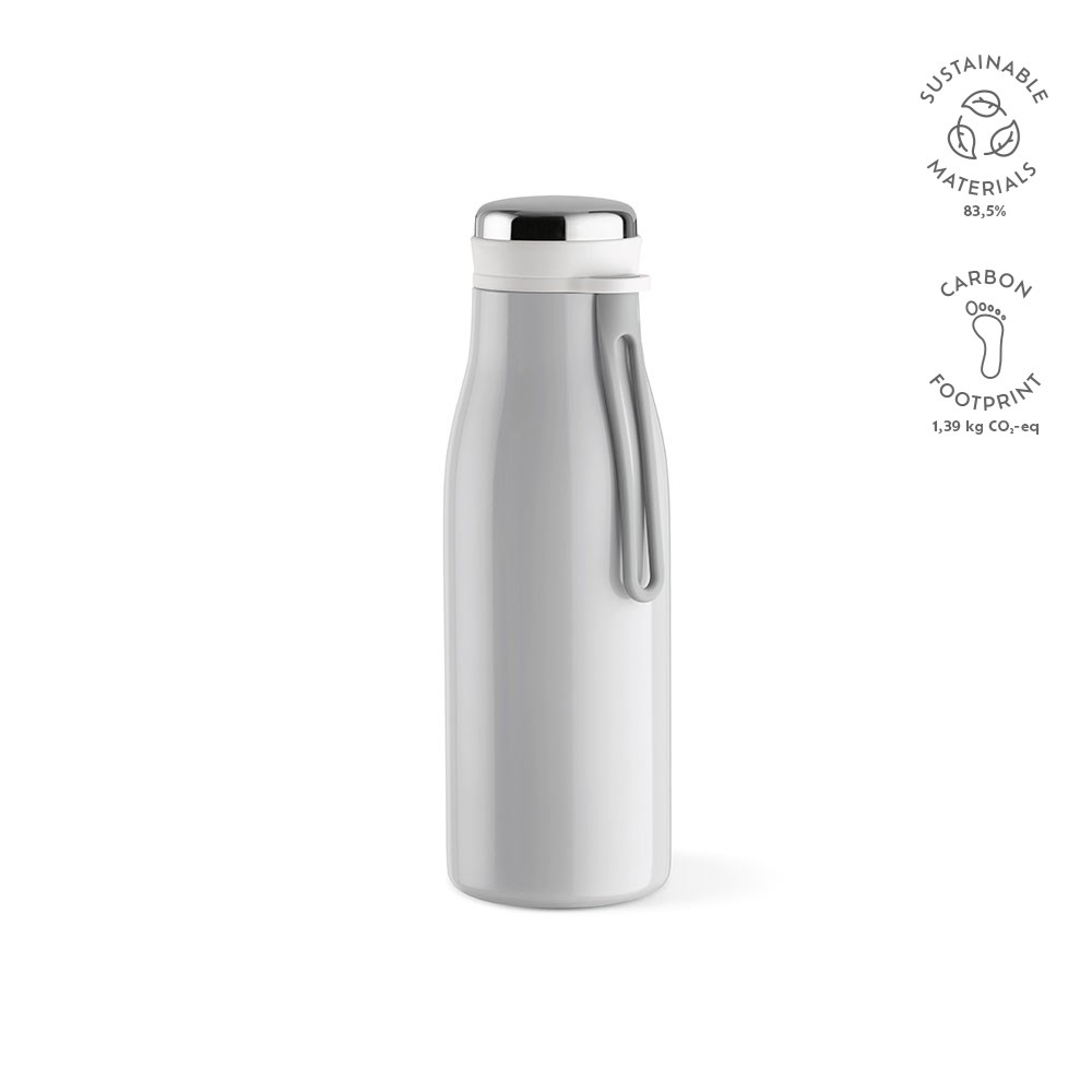 Arkansas 350 Trinkflasche recy. Edelstahl 400 ml - Hellgrau