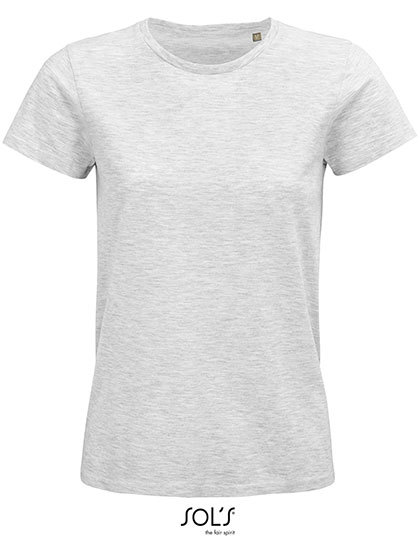 SOL´S - Women´s Pioneer T-Shirt - Ash (Heather)