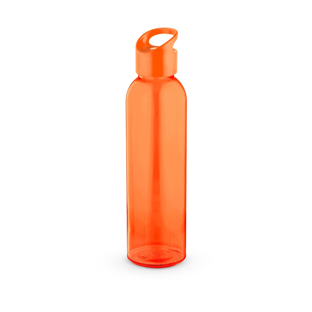 PORTIS GLASS. Glasflasche mit PP-Verschluss 500 ml - Orange