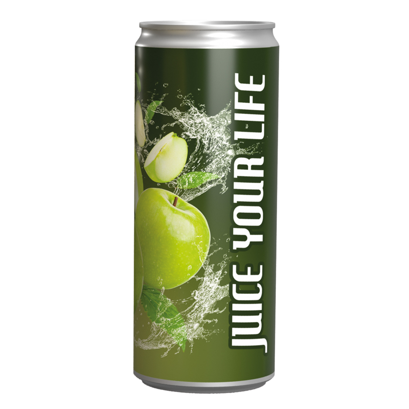 Getränkedose 250 ml Isodrink Light, Sleeve-Folie weiß - Weiß