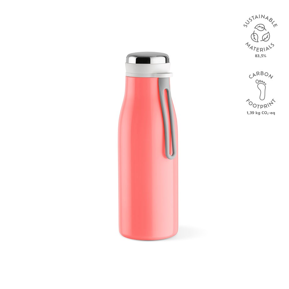 Arkansas 350 Trinkflasche recy. Edelstahl 400 ml - Lachs