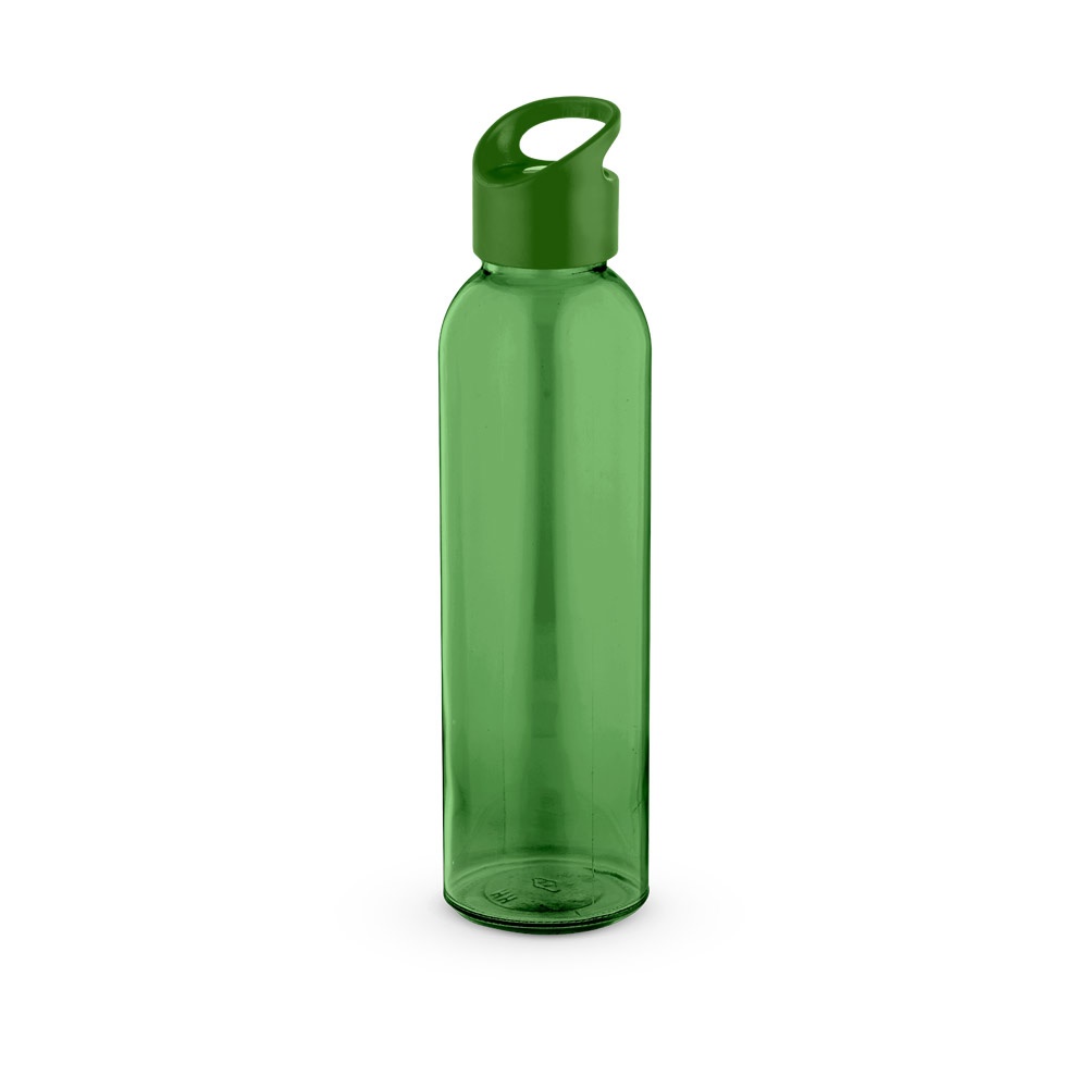 PORTIS GLASS. Glasflasche mit PP-Verschluss 500 ml - Grün