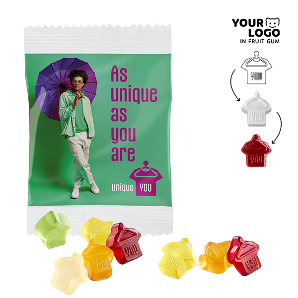 Fruchtgummi INDIVIDUELL 10 g, VEGAN, komp.