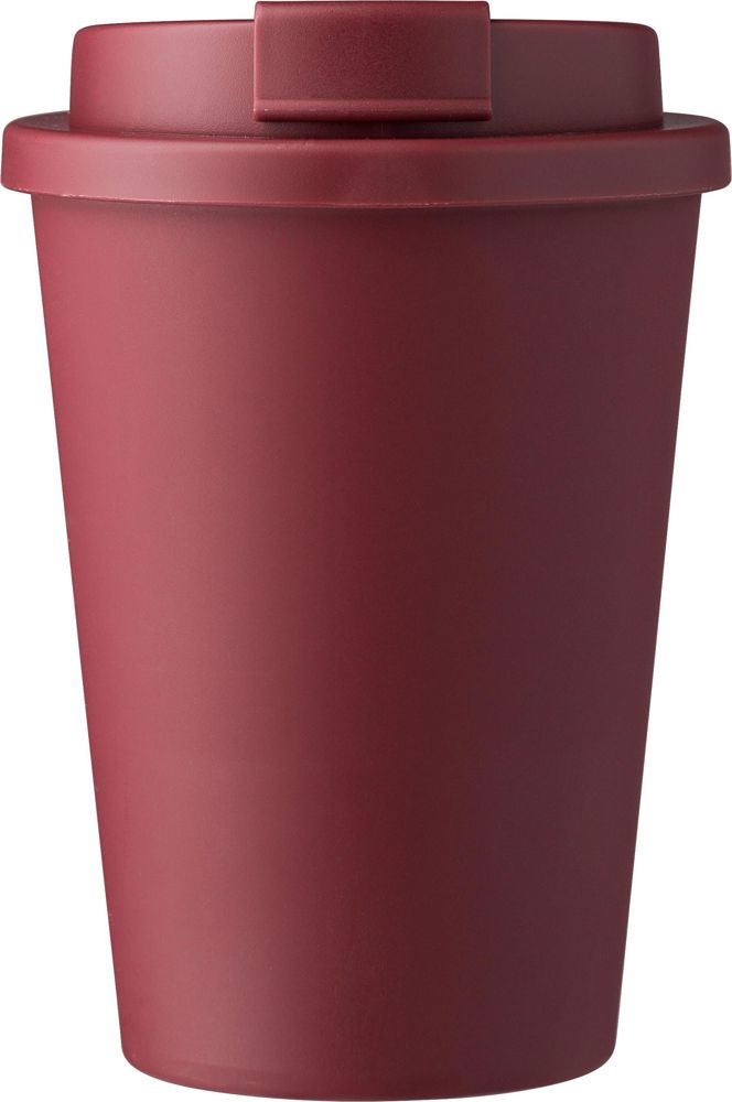 Doppelwandiger Becher Gabriela | 350 ml - Bordeauxrot