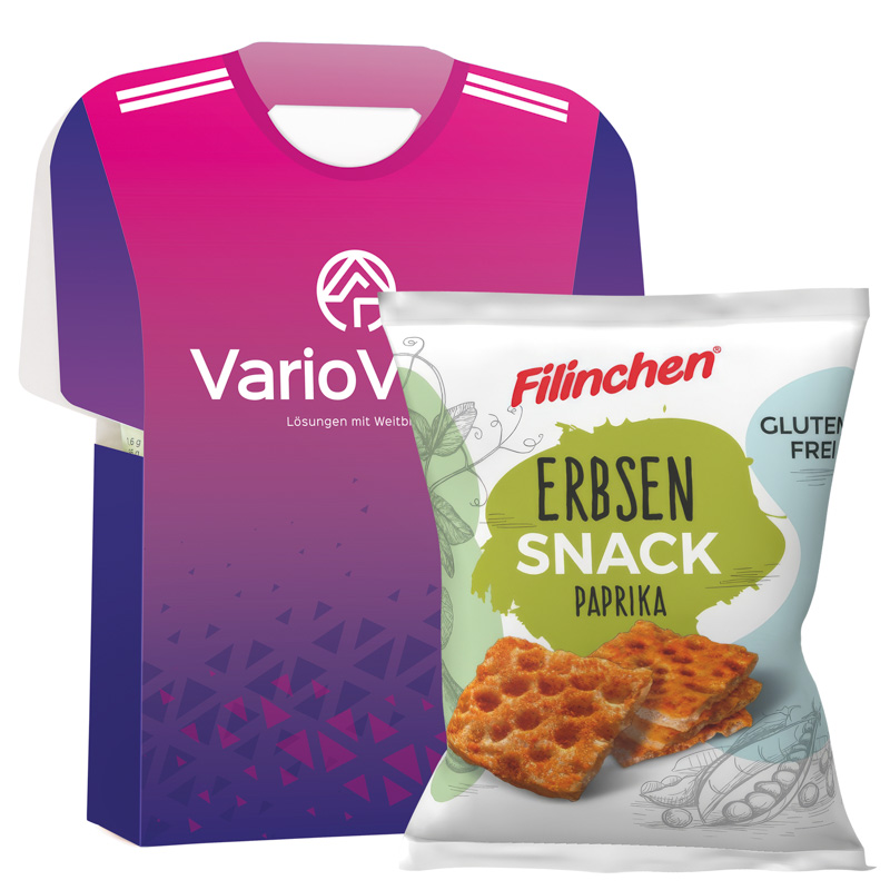 Trikot Box M, Filinchen Erbsen Snack Paprika