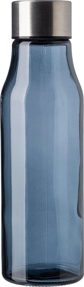 Trinkflasche aus Glas und rostfreiem Stahl (500 ml) Andrei - Schwarz